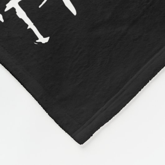 インスパイア引用文付き忠実な戦士の女性 フリースブランケット (角)