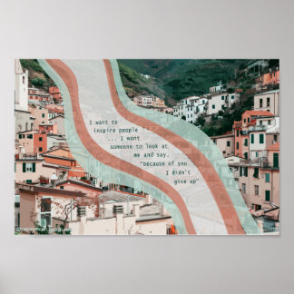 インスパイア引用文 ポスター