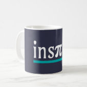 インスパイア感動的演算のパおもしろいン コーヒーマグカップ (正面左)