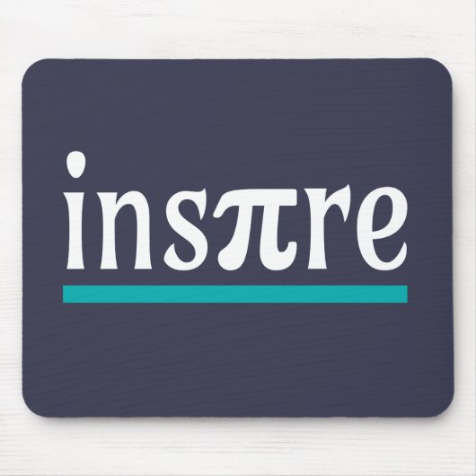 インスパイア感動的演算のパおもしろいン マウスパッド (正面)