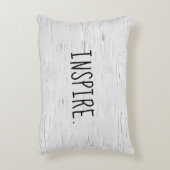 インスパイア文字オン樺の木ツリーアクセント枕 アクセントクッション (正面(垂直))