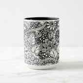 インスパイア民族の花柄 マグカップ (中央)