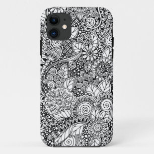 インスパイア民族の花柄 iPhone 11 ケース