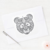 インスパイア熊 スクエアシール (封筒)