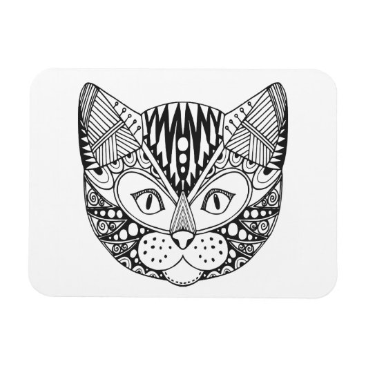 インスパイア猫 マグネット (横)