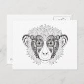 インスパイア猿 ポストカード (正面/裏面)