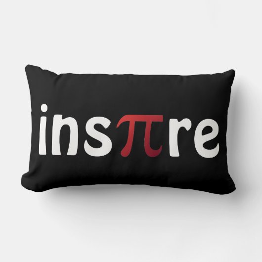 インスパイア算数パイ日算数ギーク ランバークッション (正面)