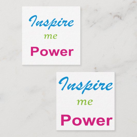 インスパイア精霊 スクエア名刺 (正面/裏面)