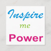 インスパイア精霊 スクエア名刺 (裏面)