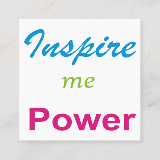 インスパイア精霊 スクエア名刺 (裏面)