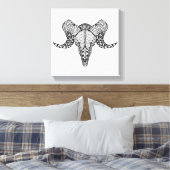 インスパイア羊スカル6 キャンバスプリント (インサイチュ (寝室))