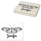インスパイア蝶アート ラバースタンプ (押印)