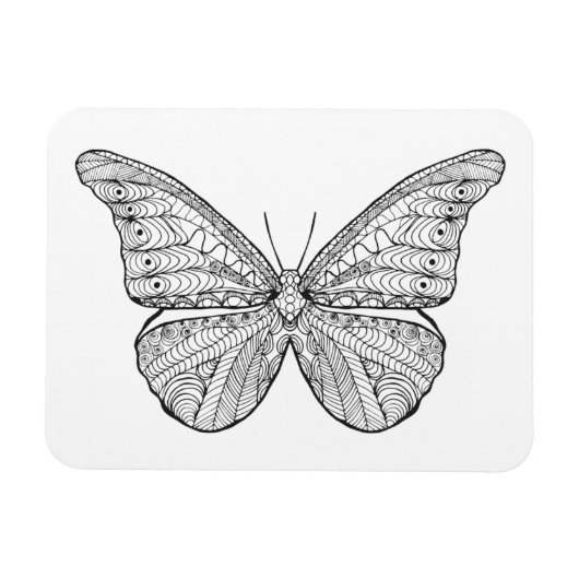 インスパイア蝶 マグネット (横)