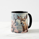 インスパイア装装、レトロクリスマス マグカップ (正面右)