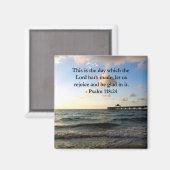 インスパイア詩篇118:24 VERSE マグネット (正面/裏面)