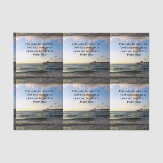 インスパイア詩篇118:24 VERSE 薄葉紙 (正面)