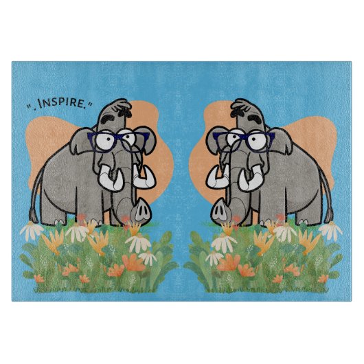 インスパイア象 カッティングボード (正面)