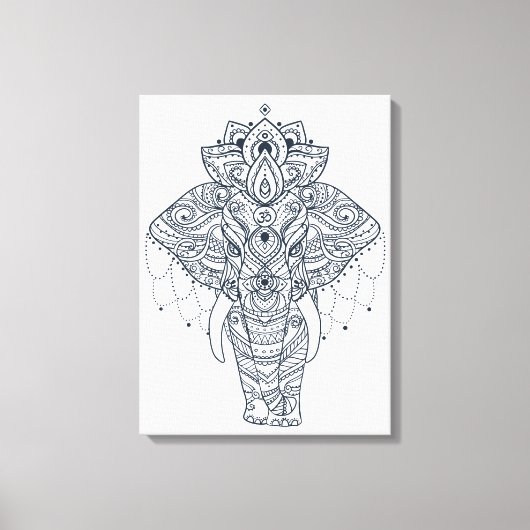 インスパイア象 キャンバスプリント (正面)