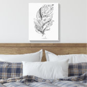 インスパイア部族の羽6 キャンバスプリント (インサイチュ (寝室))