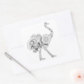 インスパイア金 スクエアシール (封筒)