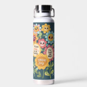 インスパイア開花やる気を起こさせる: Garden ウォーターボトル (背面)
