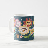 インスパイア開花やる気を起こさせる: Garden Mug コーヒーマグカップ (正面左)