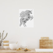 インスパイア魔法ユニコーン2 ポスター (キッチン)