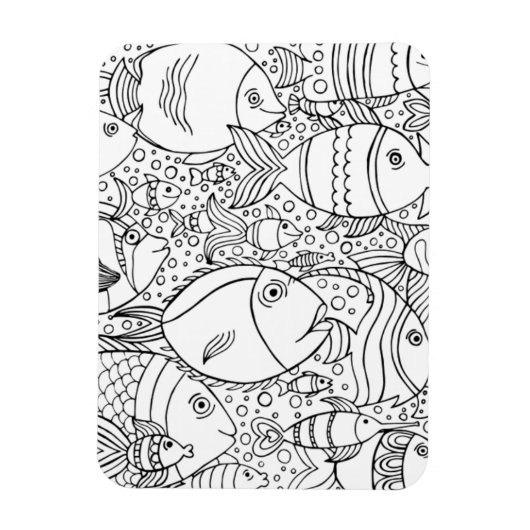 インスパイア魚群 マグネット (縦)