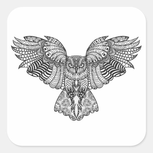 インスパイア鷲 スクエアシール (正面)