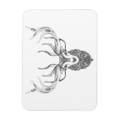 インスパイア鹿の角 マグネット (縦)