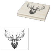 インスパイア鹿の角 ラバースタンプ (押印)