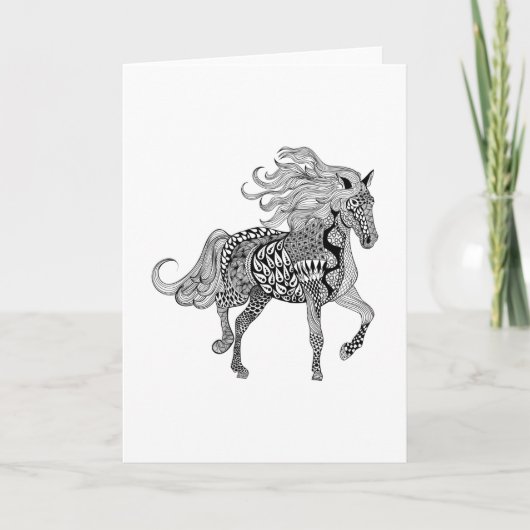 インスパイア黒馬 カード (正面)