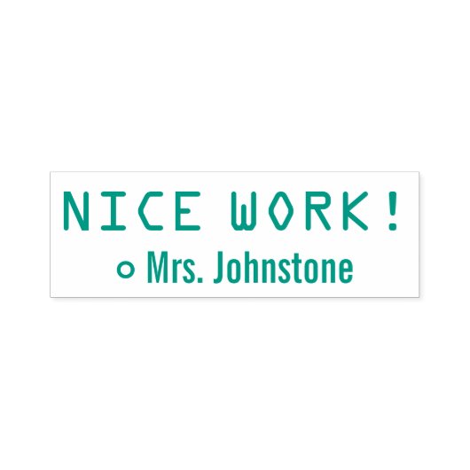 インスパイア「すてきな仕事！」 グレーディング用ゴム印 セルフインキングスタンプ (デザイン)