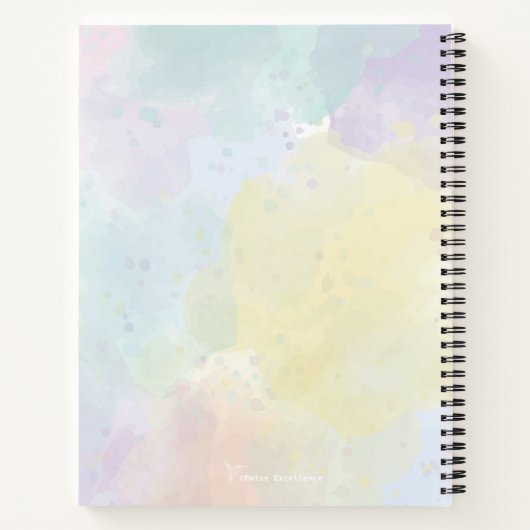 インスパイア・エンパワーメント・アチーブ - モチベーション名言 ノートブック (裏面)