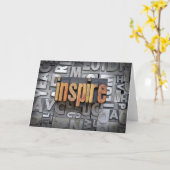 インスパイア カード (黄色い花)