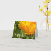 インスパイア カード (黄色い花)
