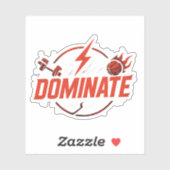 インスパイア – スポーツやる気を起こさせるステッカー シール (シート)