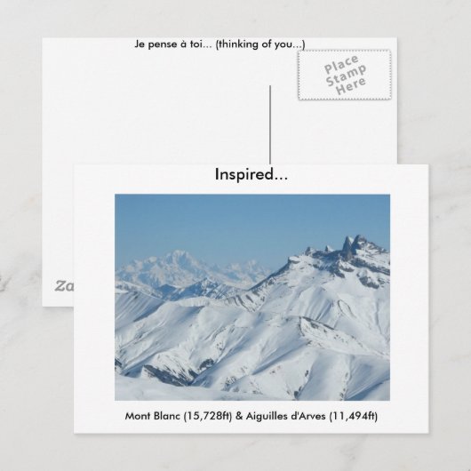 インスパイア ポストカード (正面/裏面)