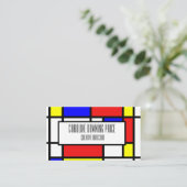 "インスパイア"モンドリアン 名刺 (スタンド正面)