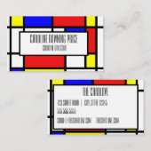 "インスパイア"モンドリアン 名刺 (正面/裏面)