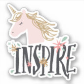 インスパイア |金ゴールドマネUnicorn シール (正面)