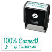 インスパイア「100%正解!」 マーキングゴム印 セルフインキングスタンプ (インサイチュ)