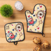 インスパイアAlice In Wonder 鍋つかみ&鍋敷きセット (トップダウン)