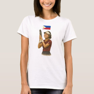 インスパイアby Filipino Tennis Superstar Alex Eala Tシャツ