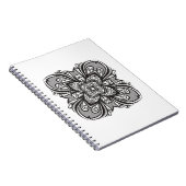 インスパイアDecoの黒い正方形 ノートブック (右側)