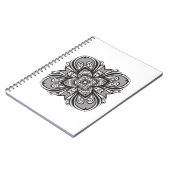 インスパイアDecoの黒い正方形 ノートブック (左側)