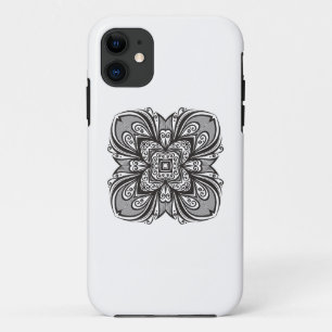 インスパイアDecoの黒い正方形 iPhone 11 ケース