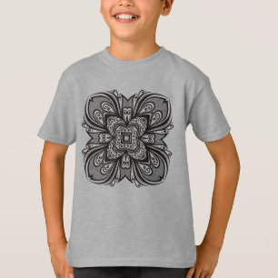 インスパイアDecoの黒い正方形 Tシャツ
