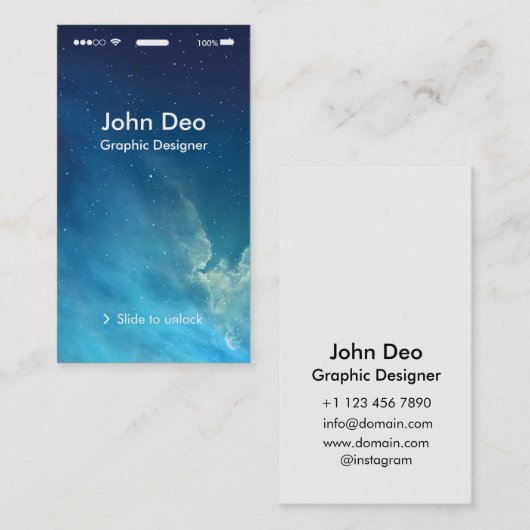 インスパイアiOS 名刺 (正面/裏面)