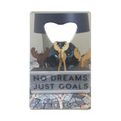 インスパイアReindeer Dreams：ホリやる気を起こさせるー クレジットカード栓抜き (正面)